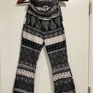 Flare Printed Pants